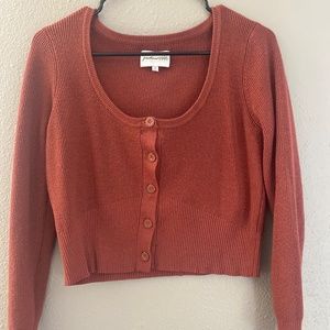 Burnt Orange cropped sweater